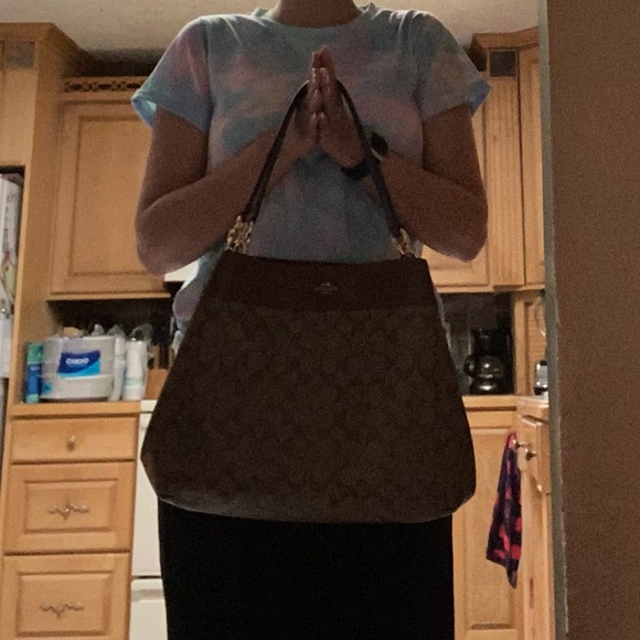 Coach Lexy Shoulder Bag Signature Canvas/Leather - Picture 11 of 11